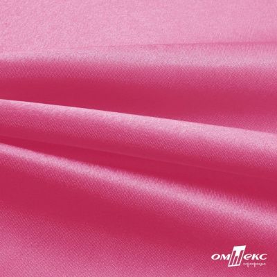 Поли креп-сатин 15-2215, 125 (+/-5) гр/м2, шир.150см, цвет розовый - купить в Нефтеюганске. Цена 155.57 руб.