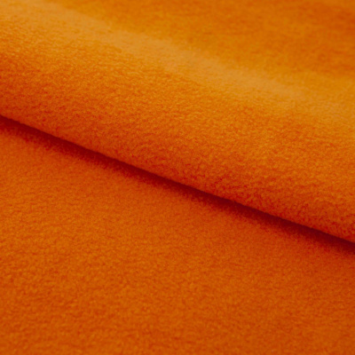 Флис DTY 16-1358, 250 г/м2, шир. 150 см, цвет оранжевый - купить в Нефтеюганске. Цена 640.46 руб.