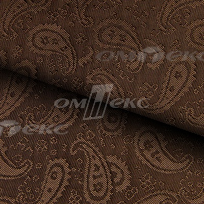 Ткань подкладочная жаккард Р14098, 19-1217/коричневый, 85 г/м2, шир. 150 см, 230T - купить в Нефтеюганске. Цена 166.45 руб.