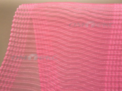 Лента капроновая "Гофре", шир. 110 мм/уп. 50 м, цвет розовый - купить в Нефтеюганске. Цена: 35.60 руб.