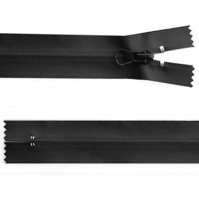 Молния водонепроницаемая PVC Т-7, 20 см, неразъемная, цвет чёрный - купить в Нефтеюганске. Цена: 21.56 руб.