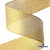 Лента металлизированная "ОмТекс", 50 мм/уп.22,8+/-0,5м, цв.- золото - купить в Нефтеюганске. Цена: 149.71 руб.