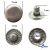 Кнопка металлическая "Альфа" с пружиной, 15 мм (уп. 720+/-20 шт), цвет никель - купить в Нефтеюганске. Цена: 1 466.73 руб.