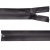 Молния водонепроницаемая PVC Т-7, 90 см, разъемная, цвет (301) т.серый - купить в Нефтеюганске. Цена: 61.18 руб.
