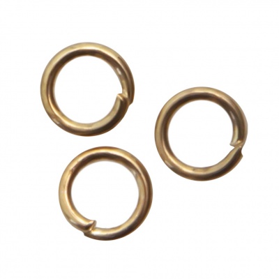 Кольцо  соединительное для бижутерии 4 мм, цв.-золото - купить в Нефтеюганске. Цена: 0.41 руб.