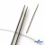 Спицы для вязания металлические d-2.5 мм круговые на тросике 53 см - купить в Нефтеюганске. Цена: 53.90 руб.