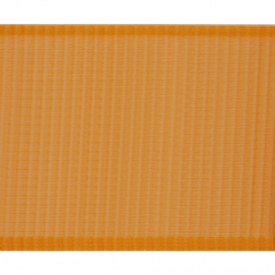 Лента капроновая "Гофре", шир. 110 мм/уп. 50 м, цвет оранжевый - купить в Нефтеюганске. Цена: 26.93 руб.