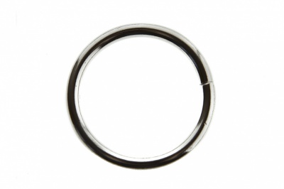 Кольцо металлическое d-3 х 32 мм, цв.-никель - купить в Нефтеюганске. Цена: 3.92 руб.