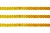 Пайетки "ОмТекс" на нитях, CREAM, 6 мм С / упак.73+/-1м, цв. 92 - золото - купить в Нефтеюганске. Цена: 484.77 руб.