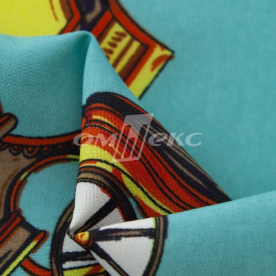 Плательная ткань "Фламенко" 16.2, 80 гр/м2, шир.150 см, принт этнический - купить в Нефтеюганске. Цена 241.49 руб.