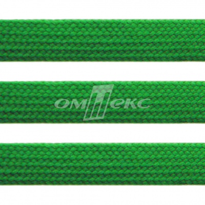 Шнур 15мм плоский (100+/-1м) №16 зеленый - купить в Нефтеюганске. Цена: 10.21 руб.