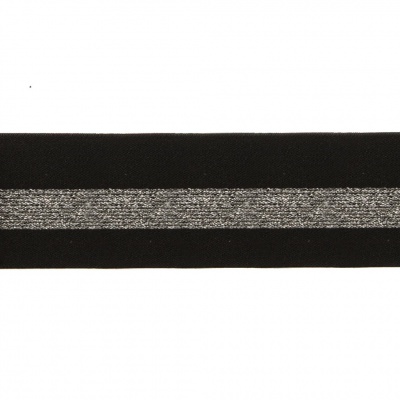 #2/6-Лента эластичная вязаная с рисунком шир.52 мм (45,7+/-0,5 м/бобина) - купить в Нефтеюганске. Цена: 69.33 руб.