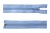 Спиральная молния Т5 351, 75 см, автомат, цвет св.голубой - купить в Нефтеюганске. Цена: 15.95 руб.