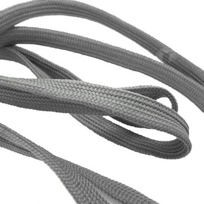 Шнурки т.5 80 см серый - купить в Нефтеюганске. Цена: 16.76 руб.