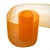 Лента капроновая "Гофре", шир. 110 мм/уп. 50 м, цвет оранжевый - купить в Нефтеюганске. Цена: 26.93 руб.