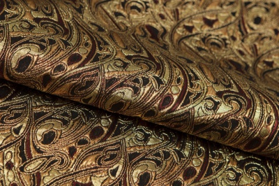Ткань костюмная жаккард, 135 гр/м2, шир.150см, цвет бордо№17 - купить в Нефтеюганске. Цена 441.94 руб.