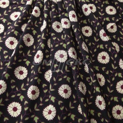 Плательная ткань "Фламенко" 10.1, 80 гр/м2, шир.150 см, принт растительный - купить в Нефтеюганске. Цена 241.49 руб.