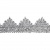 Тесьма металлизированная 0384-0240, шир. 40 мм/уп. 25+/-1 м, цвет серебро - купить в Нефтеюганске. Цена: 490.74 руб.