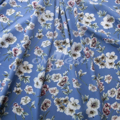 Плательная ткань "Фламенко" 12.1, 80 гр/м2, шир.150 см, принт растительный - купить в Нефтеюганске. Цена 241.49 руб.