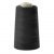Нитки швейные 100% полиэстер 40/2, (3200 ярд), первый сорт, черные - купить в Нефтеюганске. Цена: 86.79 руб.