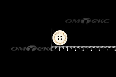 Пуговица деревянная круглая №33 (18мм) - купить в Нефтеюганске. Цена: 2.55 руб.