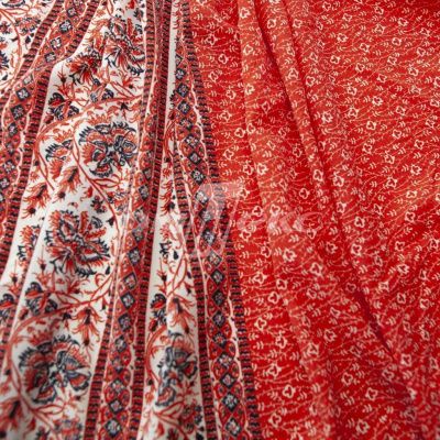 Плательная ткань "Фламенко" 24.1, 80 гр/м2, шир.150 см, принт этнический - купить в Нефтеюганске. Цена 243.96 руб.