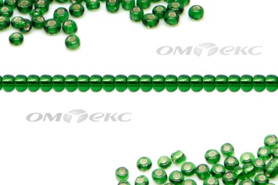 Бисер (SL) 11/0 ( упак.100 гр) цв.27В - зелёный - купить в Нефтеюганске. Цена: 53.34 руб.