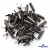 06032-Наконечник для шнура металл, отв. 4 мм, цв. тём.никель - купить в Нефтеюганске. Цена: 9.60 руб.