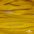 Шнур плетеный (плоский) d-12 мм, (уп.90+/-1м), 100% полиэстер, цв.269 - жёлтый - купить в Нефтеюганске. Цена: 8.62 руб.