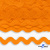 Тесьма вьюнчик 0381-0080, 8 мм/упак.33+/-1м, цвет 9511-оранжевый - купить в Нефтеюганске. Цена: 107.26 руб.