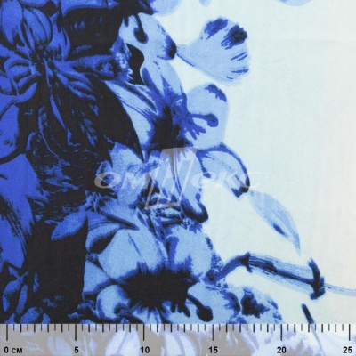 Плательная ткань "Фламенко" 19.1, 80 гр/м2, шир.150 см, принт растительный - купить в Нефтеюганске. Цена 243.96 руб.