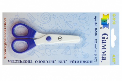 Ножницы G-510 детские 123 мм - купить в Нефтеюганске. Цена: 137.45 руб.