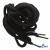 Шнурки #106-09, круглые 130 см, цв.чёрный - купить в Нефтеюганске. Цена: 21.92 руб.