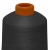 Нитки текстурированные некручёные 254, намот. 15 000 м, цвет т.серый - купить в Нефтеюганске. Цена: 204.10 руб.