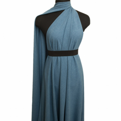 Ткань костюмная габардин "Меланж" 6107А, 172 гр/м2, шир.150см, цвет голубой - купить в Нефтеюганске. Цена 296.19 руб.
