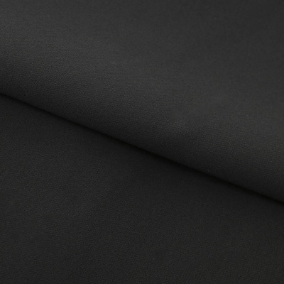 Костюмная ткань "Элис", 220 гр/м2, шир.150 см, цвет чёрный - купить в Нефтеюганске. Цена 308 руб.