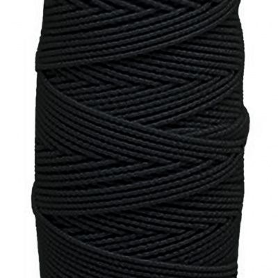 Нитка - резинка Спандекс 25 м (уп-10шт)-чёрные - купить в Нефтеюганске. Цена: 36.02 руб.