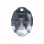 Стразы пришивные акриловые арт.#39/10 - "Кристал", 10х14 мм - купить в Нефтеюганске. Цена: 0.69 руб.