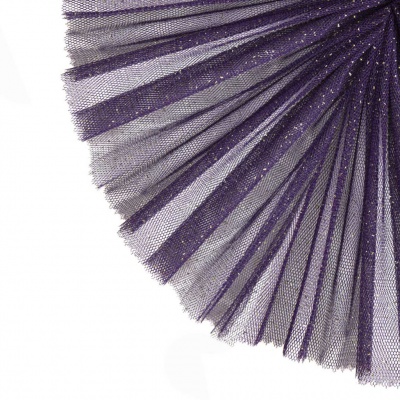 Сетка Глиттер, 24 г/м2, шир.145 см., пурпурный - купить в Нефтеюганске. Цена 117.24 руб.
