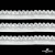 Резинка бельевая ажурная #123-11, шир.11 мм, цв.белый - купить в Нефтеюганске. Цена: 7.23 руб.