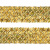 Тесьма с пайетками D16, шир. 35 мм/уп. 25+/-1 м, цвет золото - купить в Нефтеюганске. Цена: 1 281.60 руб.