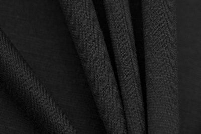 Трикотаж "Grange" BLACK 1# (2,38м/кг), 280 гр/м2, шир.150 см, цвет чёрно-серый - купить в Нефтеюганске. Цена 861.22 руб.