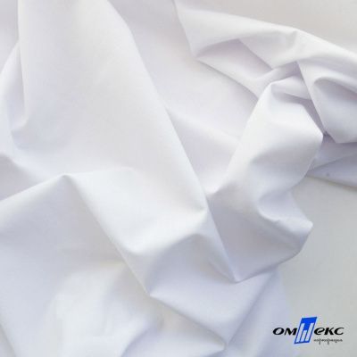 Ткань сорочечная Илер 100%полиэстр, 120 г/м2 ш.150 см, цв.белый - купить в Нефтеюганске. Цена 290.24 руб.