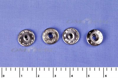 Кнопки металл Ф-12,5 (1440 +/-20 шт) "альфа" никель с рисунком - купить в Нефтеюганске. Цена: 2 853.69 руб.