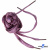 Шнурки #107-01, плоские 130 см, цв.розовый металлик - купить в Нефтеюганске. Цена: 35.81 руб.