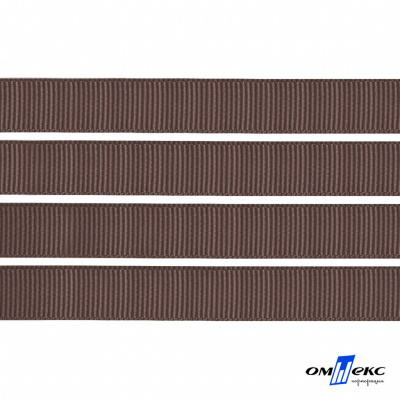 Репсовая лента 005, шир. 6 мм/уп. 50+/-1 м, цвет коричневый - купить в Нефтеюганске. Цена: 88.45 руб.