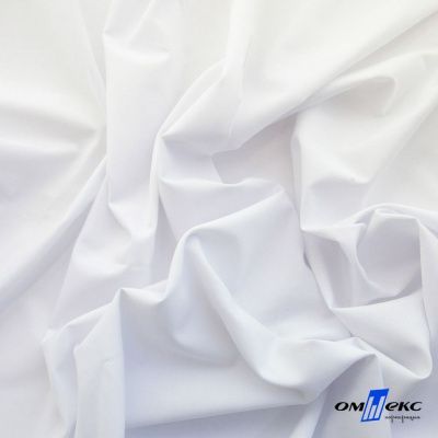 Ткань сорочечная Илер 100%полиэстр, 120 г/м2 ш.150 см, цв.белый - купить в Нефтеюганске. Цена 290.24 руб.