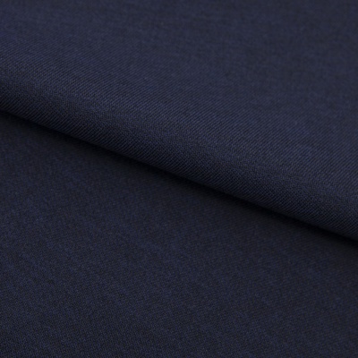 Ткань костюмная 26150 2009, 214 гр/м2, шир.150см, цвет т.синий - купить в Нефтеюганске. Цена 358.58 руб.