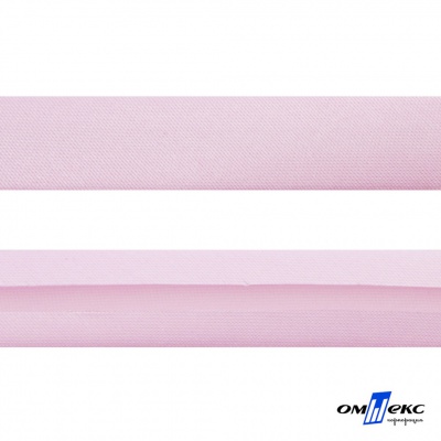 Косая бейка атласная "Омтекс" 15 мм х 132 м, цв. 212 светло-розовый - купить в Нефтеюганске. Цена: 225.81 руб.