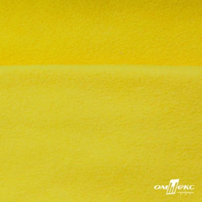 Флис DTY 14-0760, 240 г/м2, шир. 150 см, цвет яркий желтый - купить в Нефтеюганске. Цена 640.46 руб.
